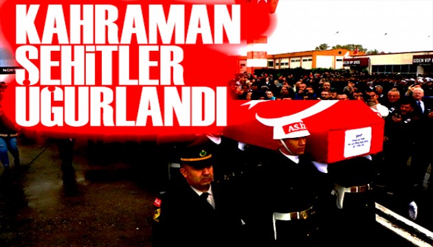 Türkiye 20 şehitlerini uğurladı! Yürekler yandı