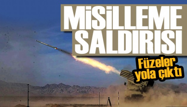 İran'dan misilleme saldırı! Savunma sistemleri devreye girdi