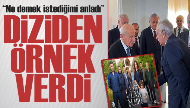 Bahçeli, Ahmet Türk ile olan görüşmesinde 'Uzak Şehir'i' övdü