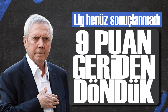 Aziz Yıldırım'dan Fenerbahçe mesajı: Lig henüz sonuçlanmadı