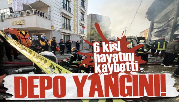 Kocaeli'de depo yangını: 6 kişi hayatını kaybetti!