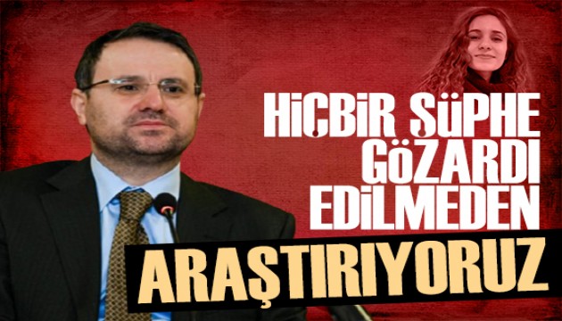 Bakan Gürlek'ten Gülistan Doku açıklaması: Kararlılıkla araştırılmaktadır