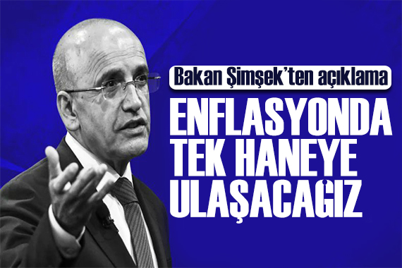 Bakan Şimşek'ten enflasyon açıklaması: Dezenflasyon programı devam edecek