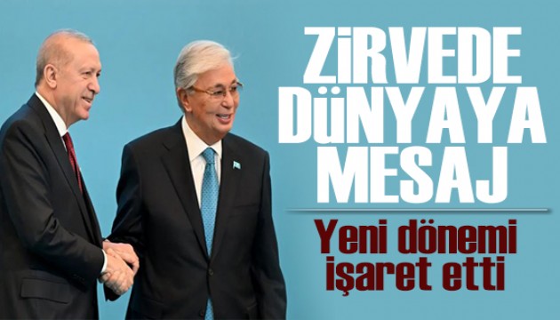 Erdoğan yeni dönemi işaret etti! Türk dünyası mesajı