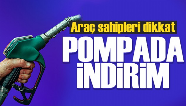 Araç sahipleri dikkat! Benzin indirimi pompaya yansıdı