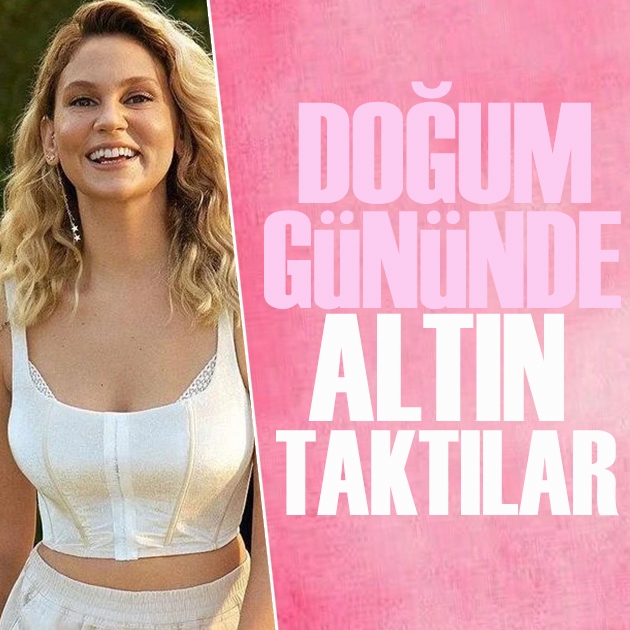 Farah Zeynep Abdullah'a doğum gününde altın taktılar!