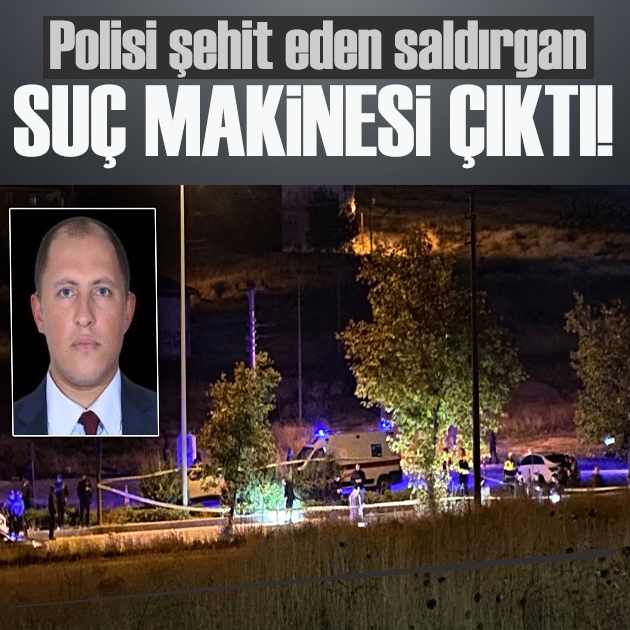 Polisi şehit eden saldırgan suç makinesi çıktı!