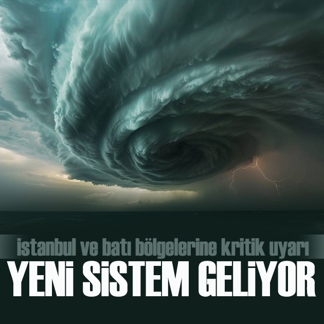 İstanbul ve batı bölgelerine yağış için gün verip kritik uyarı yapıldı!