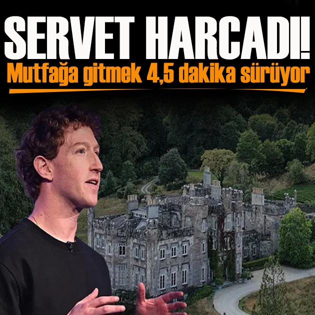 Zuckerberg, tarihi bir şato satın aldı! Yemek odasından mutfağa gitmek 4,5 dakika sürüyor