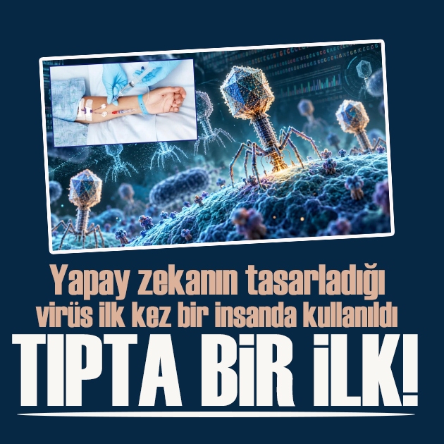 Tıpta bir ilk! Yapay zekanın tasarladığı virüs ilk kez bir insanda kullanıldı