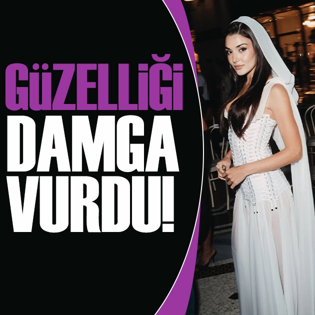 Hande Erçel Milano'da tüm bakışları üzerine topladı!