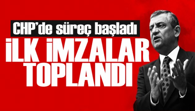 Özgür Özel duyurdu: İlk imzalar atıldı