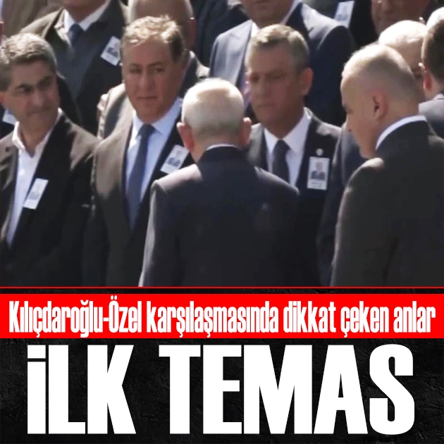Kılıçdaroğlu ile Özel tokalaştı! YENİ Parti sonrası ilk temas