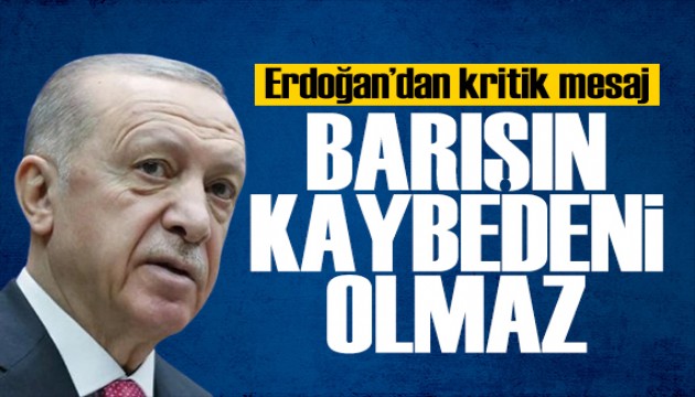 Erdoğan Avrupa Siyasi Topluluğu Zirvesi'nde konuştu: Barış fırsatı heba edilmemeli