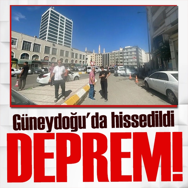 Şanlıurfa'da deprem! Çevre illerde hissedildi