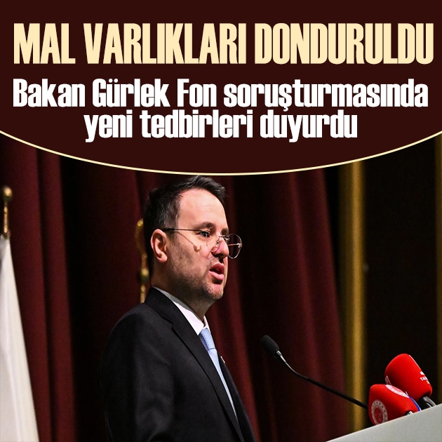 Bakan Gürlek duyurdu: Fon soruşturmasında yeni tedbirler