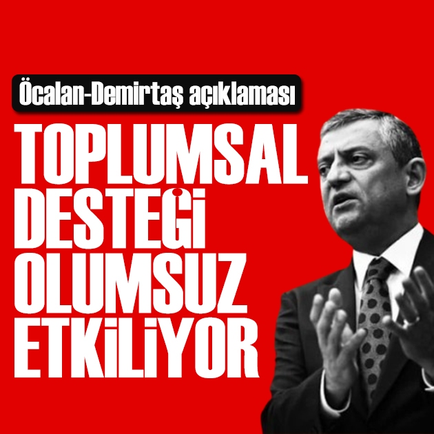 Özgür Özel'den Öcalan açıklaması: Kavga ettirme taraftarı değilim