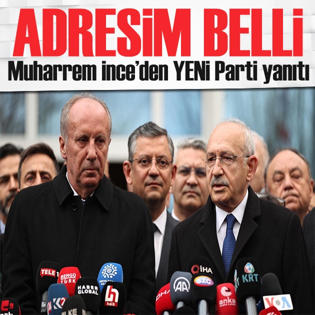 Muharrem İnce'den YENİ Parti yanıtı: CHP tek evim!