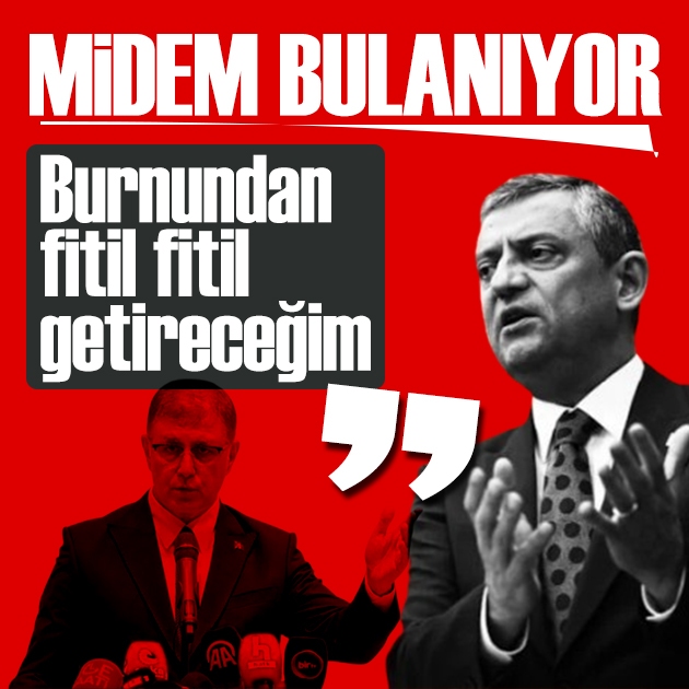 Özgür Özel'den Cemil Tugay'a sert sözler: Burnundan fitil fitil getireceğim