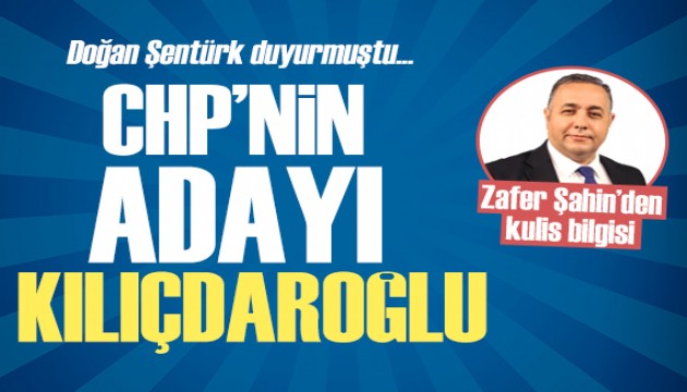 Zafer Şahin: CHP'nin adayı Kılıçdaroğlu