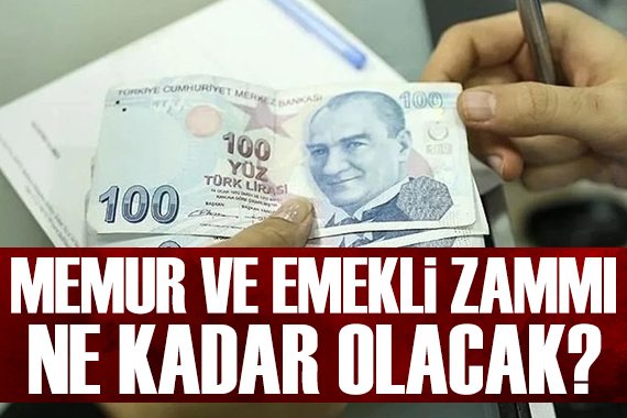 Memur ve emekli maaş zammı ne kadar olacak? 5 aylık enflasyon farkı netleşti