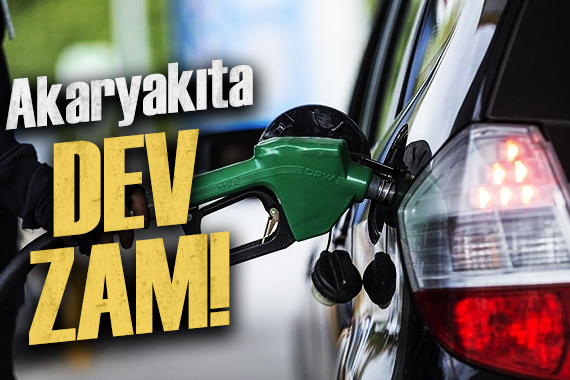 Motorine dev zam: Gece yarısı tabela değişecek