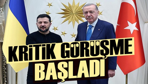 Cumhurbaşkanı Erdoğan, Ukrayna Devlet Başkanı Zelenski ile bir araya geldi
