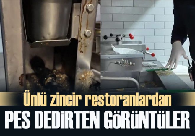 Restoran zincirlerinde ‘pes’ dedirten manzaralar!