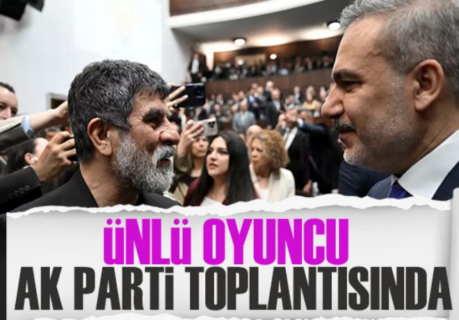 Oyuncu Sefa Zengin, AK Parti grup toplantısında