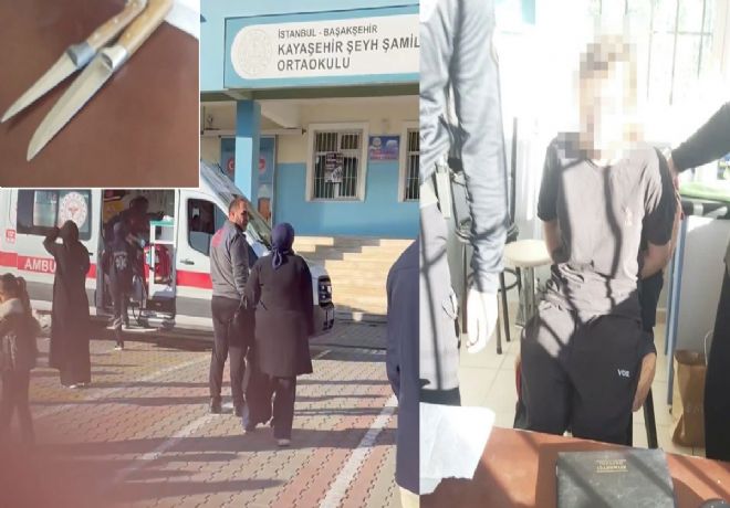 İstanbul'da ortaokulda bıçaklı saldırı: Yaralı öğrenciler var