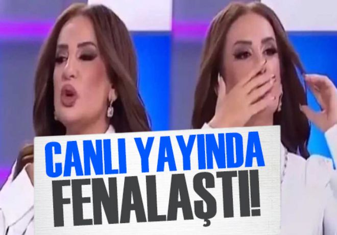 Sunucu canlı yayında fenalaştı stüdyoyu terketti