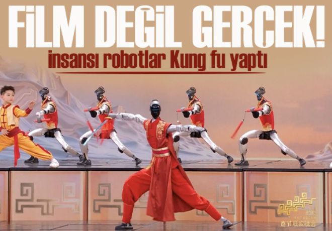 Çin'de insansı robotlar Kung fu yaptı