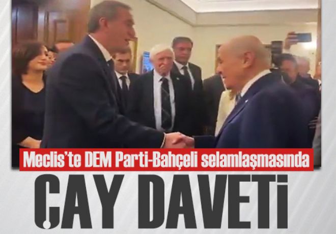 DEM Parti'den Bahçeli'ye çay teklifi 