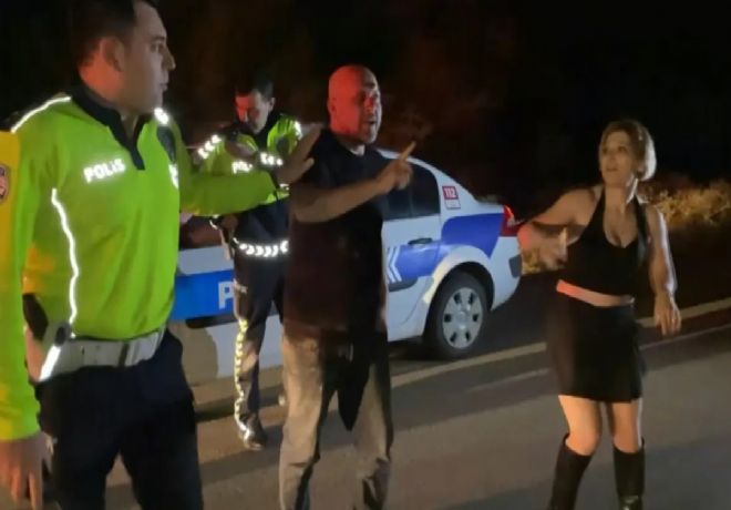 Alkollü sürücü polisleri valiyle tehdit etti 